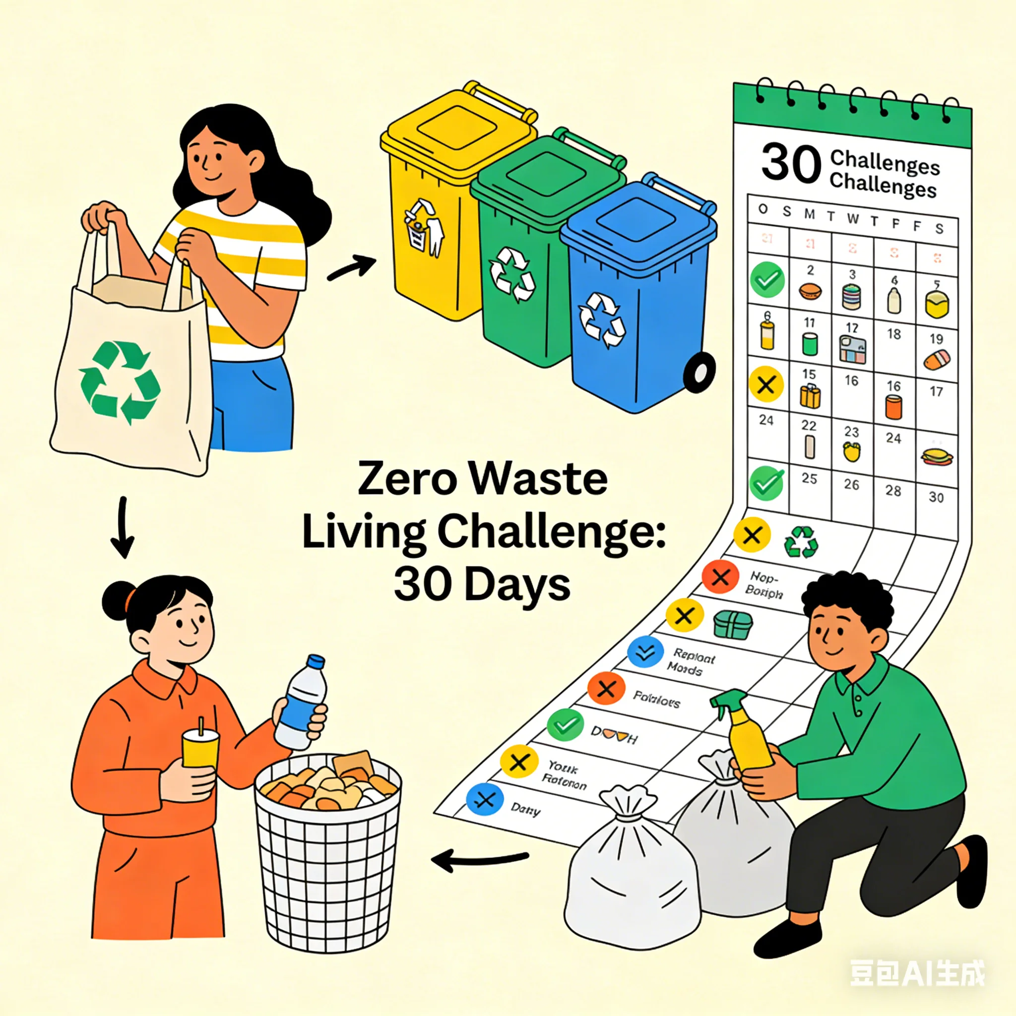 Zero Waste Living Challenge: 30 Days