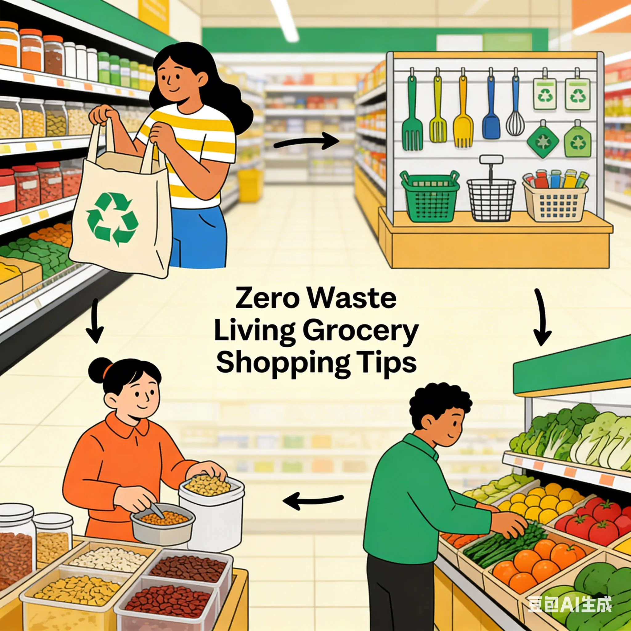Zero Waste Living Grocery Shopping Tips