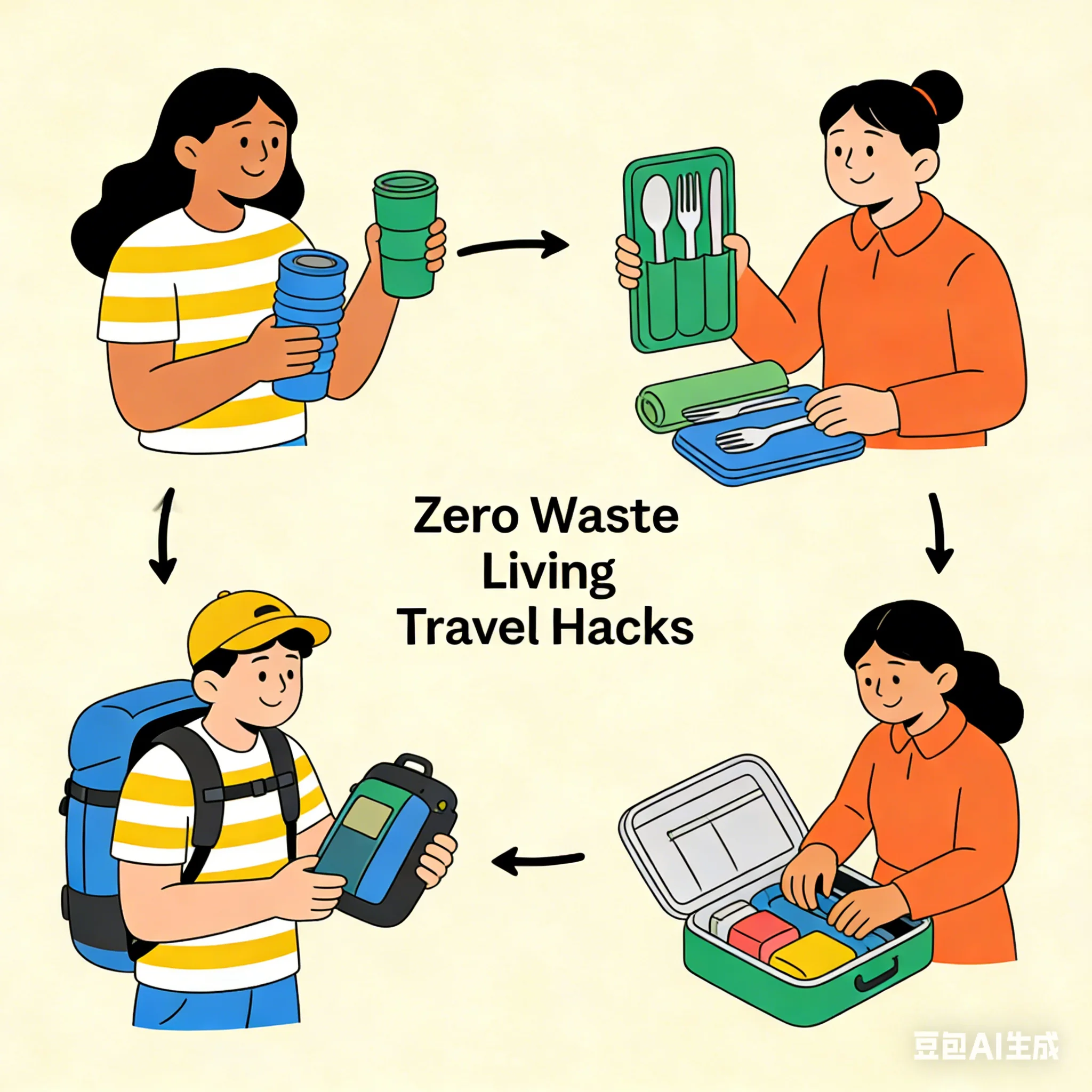 Zero Waste Living Travel Hacks